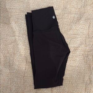 Lululemon Black Leggings 25’ Wunder Unders